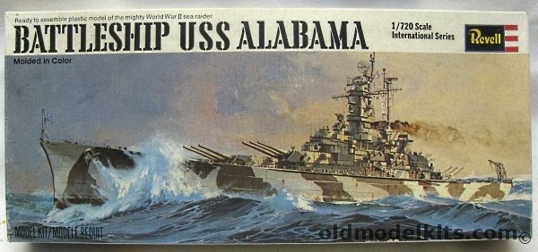 Revell 1/720 Battleship USS Alabama - BB-60, H487 plastic model kit